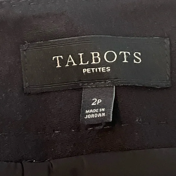 EUC Talbots Wool Blend Black Knee-Length Pencil Skirt for Work - Picture 3 of 6